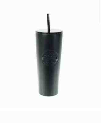STARBUCKS COLD CUP MATTE BLACK STAINLESS STEEL TUMBLER 24 fl oz FREE SHIP - Sold on eBay Nov, 11th 2019 for $29.00