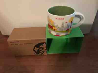 Starbucks 14 oz., YAH MUG MADRID Spain, NWT - Sold on eBay Nov, 11th 2019 for $34.99