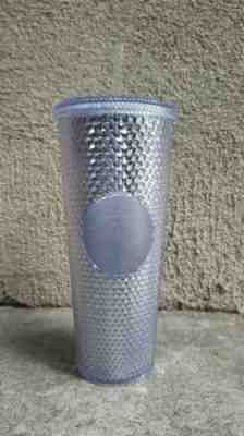 NEW STARBUCKS 2019 Bling Platinum  Studded Cold Cup Tumbler Christmas HOLIDAY - Sold on eBay Nov, 11th 2019 for $59.99