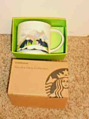 Starbucks ALASKA 14oz.ceramic coffee mug YAH You Are Here NIB Moose,whale =) - Sold on eBay Nov, 11th 2019 for $30.00