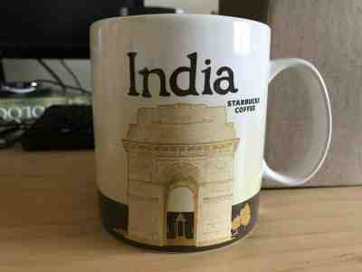 India Starbucks Coffee Mug From Global Icon Collector Series, 16 oz. - Sold on eBay Nov, 11th 2019 for $24.99
