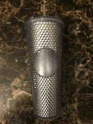 Starbucks Christmas 2019 Platinum/Silver Studded Iridescent Tumbler - Sold on eBay Nov, 11th 2019 for $21.00