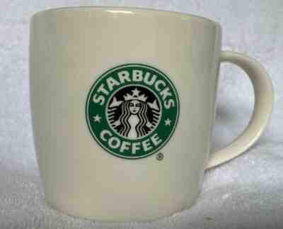 Starbucks 2008 New Bone China 12oz.Coffee Cup Mug White Green Mermaid Logo - Sold on eBay Nov, 11th 2019 for $22.99