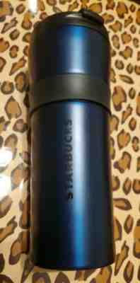 NWT Starbucks Stainless Steel Coffee Tumbler Blue 16 oz Double Wall Cup 2017 - Sold on eBay Nov, 11th 2019 for $49.00