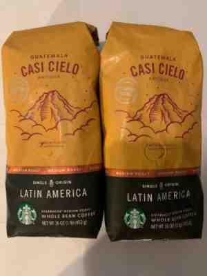2-BAGS Starbucks Casi Cielo Coffee - Sold on eBay Nov, 11th 2019 for $23.50