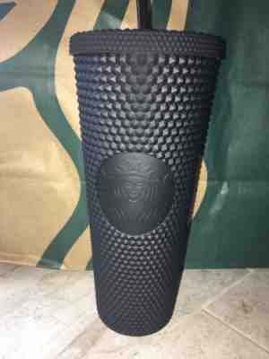 Starbucks Venti Matte Black Studded Tumbler Cup 24oz Fall 2019 Limited Edition - Sold on eBay Nov, 11th 2019 for $75.00