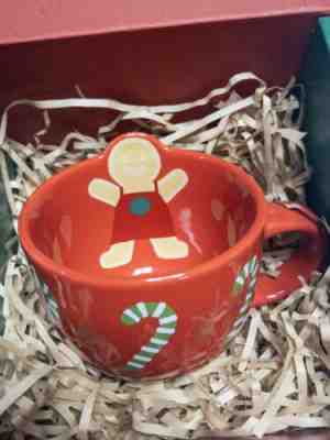 Starbucks Japan Christmas 2019 Gingerbread Man Mug  8oz W/ box & bag - Sold on eBay Nov, 11th 2019 for $28.00