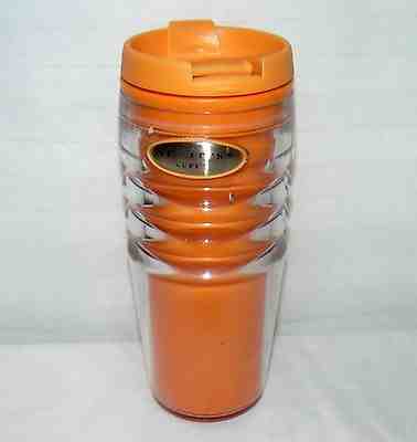 Starbucks 16 oz. 2008 Orange Ripple Grip Travel Tumbler - Sold on eBay Nov, 10th 2019 for $19.11