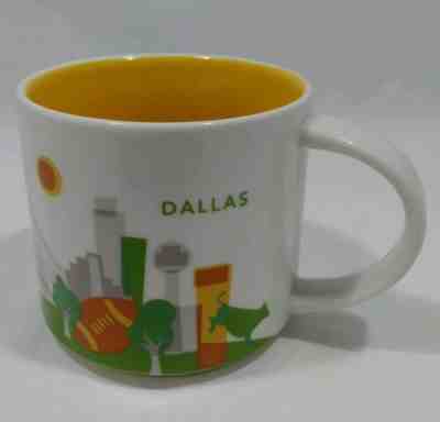 Starbucks 2012 You Are Here Collection Dallas Collectible 14oz Coffee Mug Cup - Sold on eBay Nov, 10th 2019 for $18.50