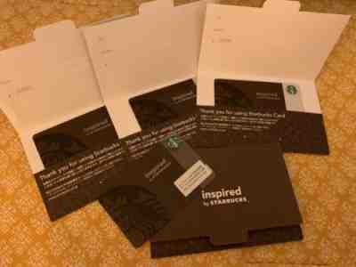 2013 STARBUCKS JAPAN INSPIRED TAMAGAWA STORE LIMITED CARDS Lot of 4 - Sold on eBay Nov, 10th 2019 for $49.00