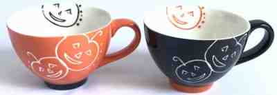 Starbucks Halloween Mugs Fall Pumpkins Jack O Lanterns Black Orange - Sold on eBay Nov, 10th 2019 for $39.99