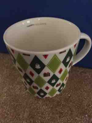 Starbucks Barista 2003 Happy Holidays Christmas Snowman 16 oz. Coffee Cup Mug  - Sold on eBay Nov, 10th 2019 for $16.99