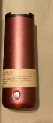 Starbucks Vacuum insulated Red Stainless Steel Tumbler 16 oz - Sold on eBay Nov, 10th 2019 for $30.00