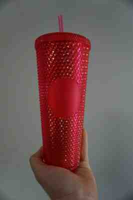 Starbucks Christmas 2019 Neon Pink Studded 24oz Cup - Sold on eBay Nov, 10th 2019 for $23.00