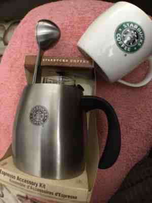 STARBUCKS BARISTA ESPRESSO ACCESSORY Kit With Free Starbucks Mug! - Sold on eBay Nov, 10th 2019 for $22.99