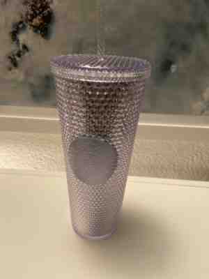 NEW STARBUCKS 2019 Bling Platinum  Studded Cold Cup Tumbler Christmas HOLIDAY - Sold on eBay Nov, 10th 2019 for $37.00