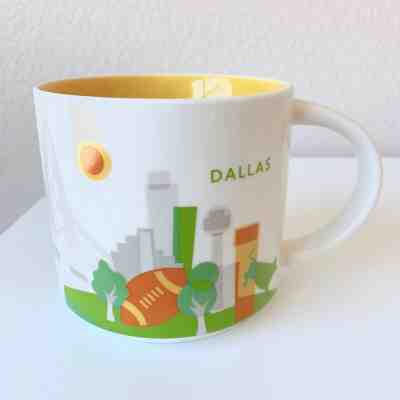 Starbucks You Are Here DALLAS TX 2014 Mug Cup YAH - Sold on eBay Nov, 10th 2019 for $19.54