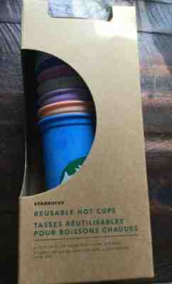 Starbucks Marble Rare Reusable Hot Cups 6 Variety Pastel Colors New In Box - Sold on eBay Nov, 10th 2019 for $16.50