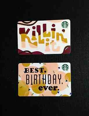 ???????? 2019 STARBUCKS  " R " MARKER GIFT CARD --- LOT OF 2 PCS. --- RARE --- NEW  - Sold on eBay Nov, 10th 2019 for $21.99