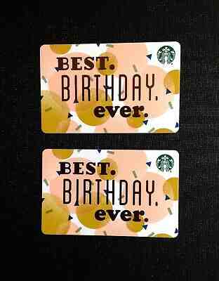 STARBUCKS " DIAMOND " & " R " MARKER GIFT CARD - LOT OF 2 PCS. -- RARE -- NEW  - Sold on eBay Nov, 10th 2019 for $15.99