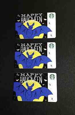 ???????? STARBUCKS " R " & " DIAMOND " MARKER HALLOWEEN GIFT CARD ( 3 PCS. ) NEW - Sold on eBay Nov, 10th 2019 for $19.99