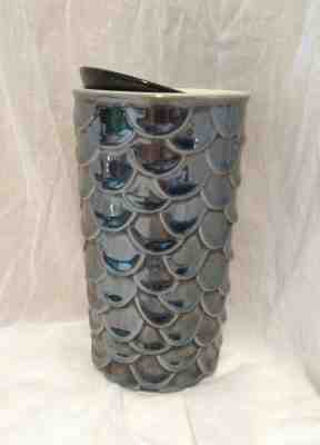 2017 Starbucks Iridescent Siren Mermaid Scales Travel Coffee Mug 10 oz Tumbler - Sold on eBay Nov, 10th 2019 for $24.95