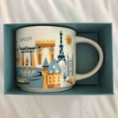 NIB Disney Epcot You Are Here Starbucks Mug 2017 - Sold on eBay Nov, 10th 2019 for $29.99