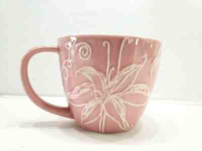 Starbucks Pink 2006 Floral Heart Pattern Mug 12 Oz - Sold on eBay Nov, 10th 2019 for $16.97