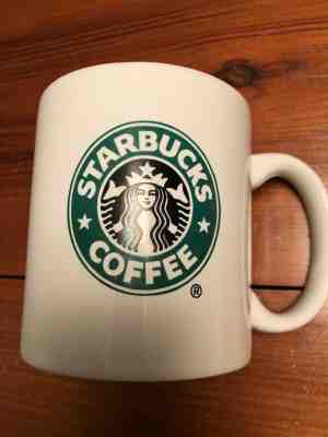 Big Early Vintage STARBUCKS COFFEE Catalina Mug Cup USA 16 OZ. Large Grande NOS