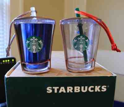 2015 STARBUCKS DISNEY COLD CUP ORNAMENTS JUBILEE AND PARKS VERSIONS - Sold on eBay Nov, 10th 2019 for $28.75