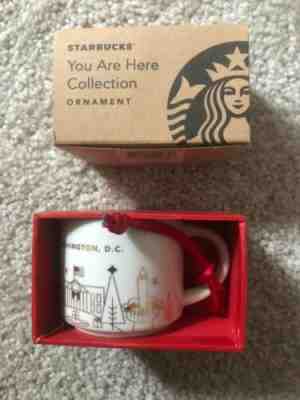 Starbucks You Are Here Collection Ornament Washington DC 2014 Mug - Sold on eBay Nov, 10th 2019 for $22.00