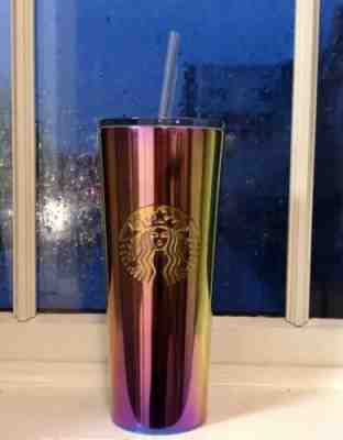 Starbucks Summer 2019 Iridescent Rainbow Tumbler - Sold on eBay Nov, 10th 2019 for $40.00