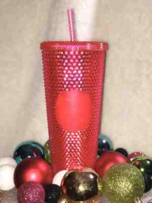 Starbucks Hot Pink Neon Pink Studded Tumbler - Sold on eBay Nov, 10th 2019 for $28.00