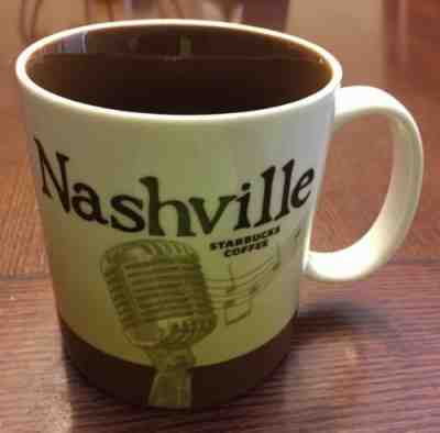 Starbucks 2011 Nashville Tennessee 16 oz Global Icon Collector Coffee Tea Mug - Sold on eBay Nov, 10th 2019 for $36.99