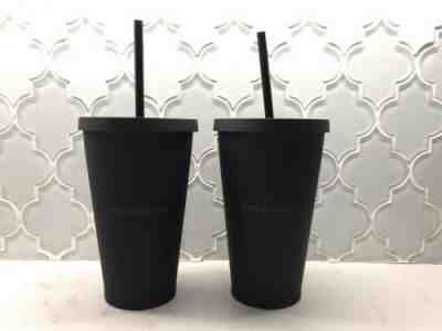 Starbucks Matte Black Tumbler 16oz *LOT OF 2 CUPS* - Sold on eBay Nov, 10th 2019 for $41.00