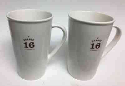 2 Starbucks 2010 Grande 16 oz. White Ceramic Coffee Mug  - Excellent Condition. - Sold on eBay Nov, 10th 2019 for $19.99
