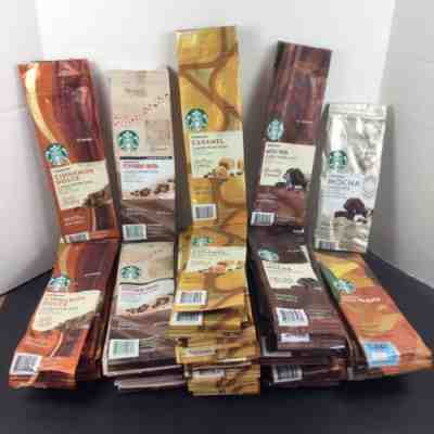 53 Starbucks Coffee Bags Lot Empty Foil Art Craft Recycle Upcycle Repurposed - Sold on eBay Nov, 10th 2019 for $19.49