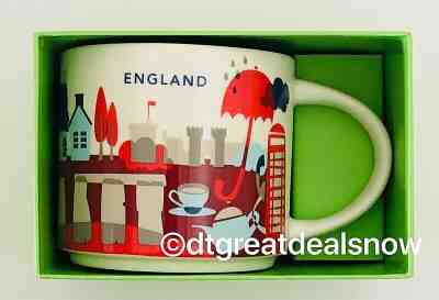 Starbucks You are Here Collection England Ceramic Mug NEW IN BOX - Sold on eBay Nov, 10th 2019 for $49.99