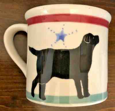  Starbucks Barista Black Labrador Retriever Hartstone Dog Star Coffee Mug  - Sold on eBay Nov, 10th 2019 for $17.99