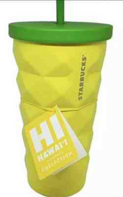 ???? Starbucks 2016 Hawaii Pineapple Tumbler Grande Metal 16 oz Brand New - Sold on eBay Nov, 10th 2019 for $29.00
