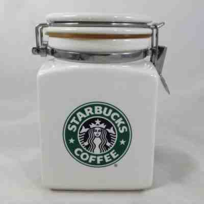 Starbucks Coffee Ceramic Canister Mermaid Logo Bee House Japan 6" BeeHouse - Sold on eBay Nov, 9th 2019 for $18.99