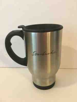STARBUCKS Stainless Steel 16oz Travel Mug Handle Dynaflex Handle with Lid - Sold on eBay Nov, 9th 2019 for $23.00