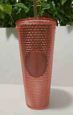 Starbucks Venti 24oz Rose Gold Pink Sparkle Iridescent Cold Cup Tumbler 2019 - Sold on eBay Nov, 9th 2019 for $54.00