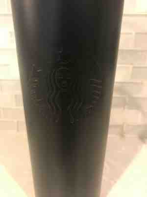 New Starbucks 2018 MATTE BLACK Stainless Steel Cold Cup Tumbler Venti 24 oz - Sold on eBay Nov, 9th 2019 for $21.00