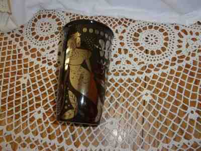 Starbucks Siren Mermaid Black Silver Ceramic Coffee Tumbler Mug 12 Oz No Lid - Sold on eBay Nov, 9th 2019 for $15.50