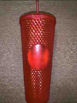 Starbucks Christmas 2019 Hot Pink Studded Tumbler READY TO SHIP! Bling 24 OZ. - Sold on eBay Nov, 9th 2019 for $34.99