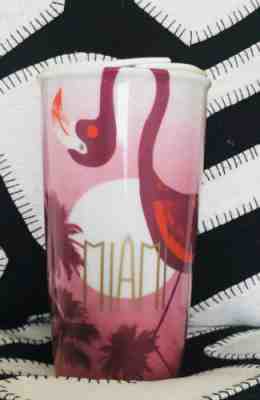 New Starbucks 2016 Miami Ceramic Travel Tumbler with Tag NWT - Sold on eBay Nov, 9th 2019 for $39.98