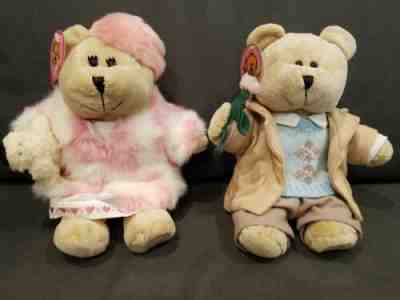 Starbucks Bearista Plush 45th & 46th Edition 2006 Valentine’s Set of 2 With Tags - Sold on eBay Nov, 9th 2019 for $25.00