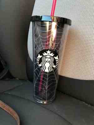 Starbucks HALLOWEEN Spiderweb Glitter Tumbler Cup Fall 2019 - Sold on eBay Nov, 9th 2019 for $25.00