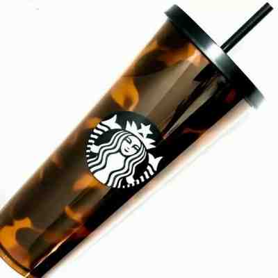 Starbucks 24oz. Tumbler with Straw - Mocha Swirl - Sold on eBay Nov, 9th 2019 for $26.00